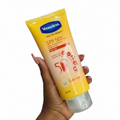 Vaseline Healthy Bright Daily Protection Brightening Serum, SPF50+ PA++++-300ML