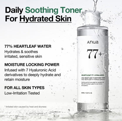 Anua Heartleaf 77% Soothing Toner 250ml