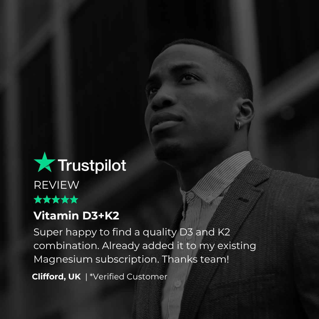 Charava Vitamin D3 (4000IU) + K2 (MK-7)