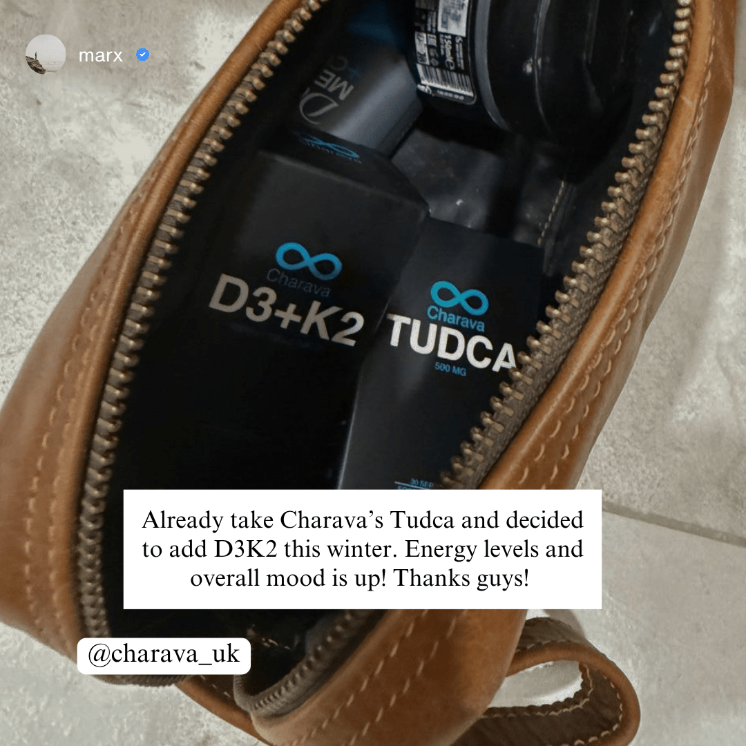Charava Vitamin D3 (4000IU) + K2 (MK-7)
